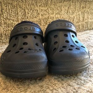 ralen fuzz lined clog pink